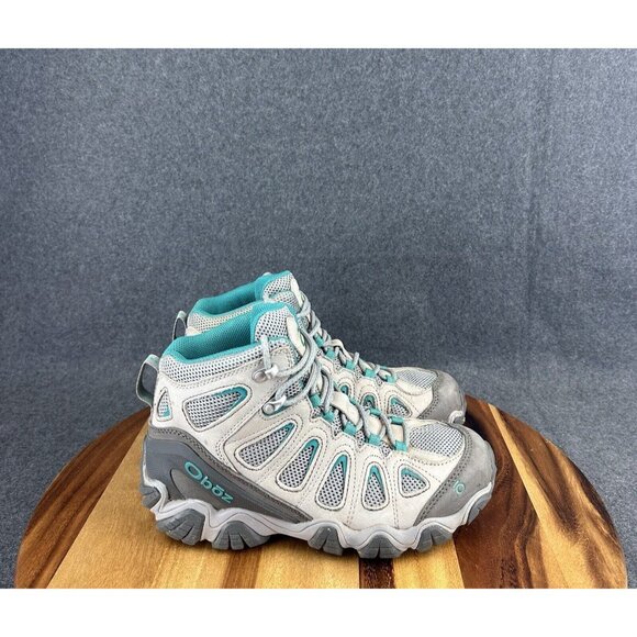 Oboz Shoes - Oboz Sawtooth II Mid Hiking Shoe Dark shadow Teal Women's US-8 EUR-38.5